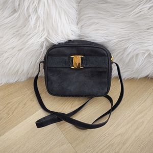 Authentic Ferragamo velvet bag